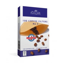 Filtri caffè e orziera cellulosa biodegradabile scatola ricambio 1x4 100pz